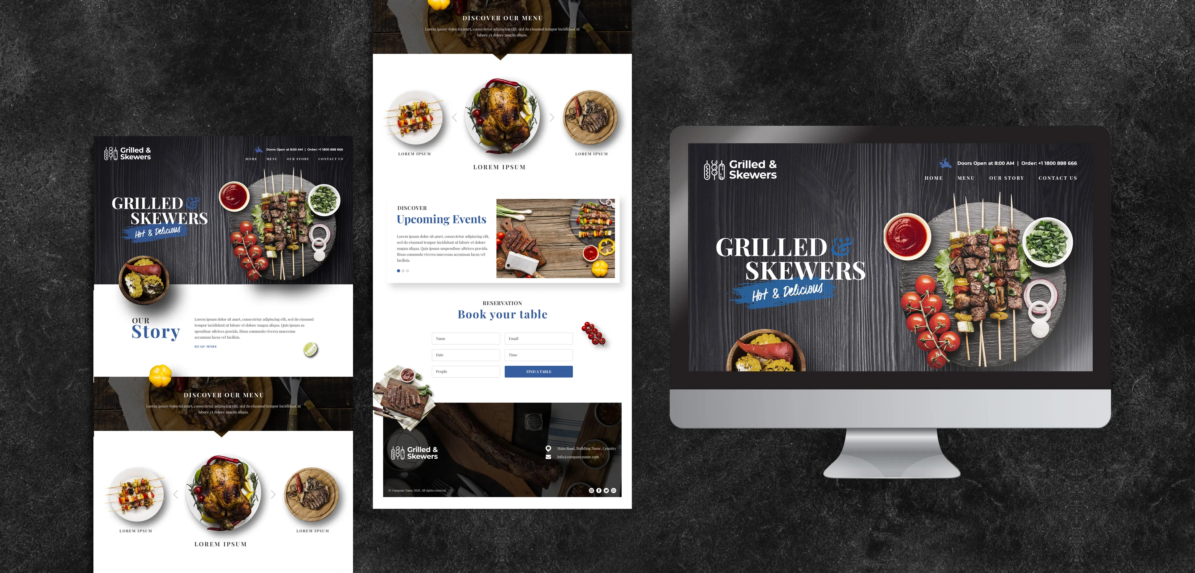 Restaurant showcase